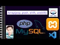 Array pop push shift and unshift Function PHP EXCELLENT CODE WITH AJ