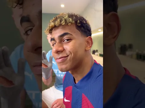 Yamal's Perfect Jawline🤣 #haaland #mbappé #funny #football #memes