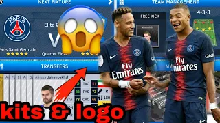 How To Make Paris Saint Germain PSG Team New Kits Logo 2019 2020 Dream League Soccer 2019  How To Make Paris Saint Germain PSG Team New Kits Logo 2019 2020 Dream League Soccer 2019