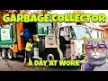 Learn About Waste Recycling and Disposal with Cool Cat World Garbage Collector A Day At Work
