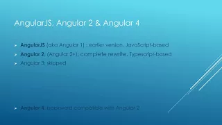 The difference between AngularJS and Angular