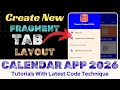 - How to create fragments for tab layout in android studio