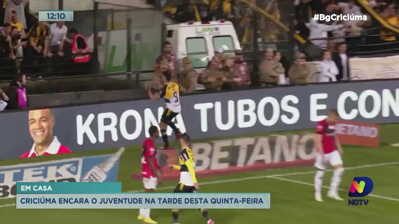 Criciúma encara o Juventude nesta quinta-feira no Estádio Heriberto Hülse