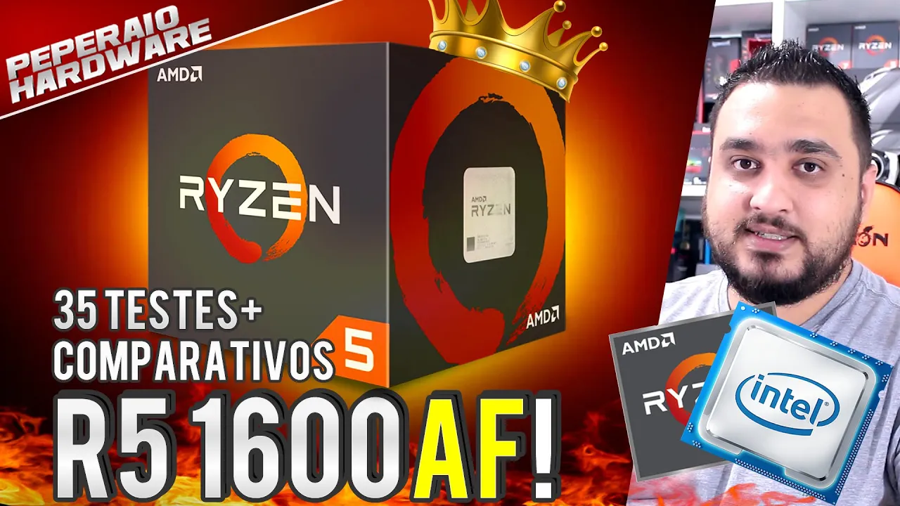 Ryzen 5 1600 AF é tudo isso? 35 Testes vs 1600 AE, 2600, 3600, 3600x, 9100F, 9400F, 9600K, 8700K