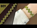 Zigzag Pattern Macrame Bracelet Tutorial