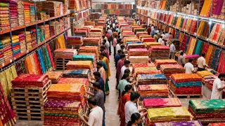 सिल्क साड़ी होलसेल मार्केट|Top business ideas सिल्क साड़ी कलेक्शन | Surat Saree Wholesale|Ajit Zone 