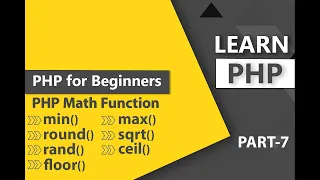 How to use PHP Math Functions - pi min min abs sqrt round rand ceil floor