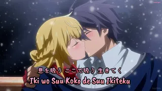  lyrics amv shin no nakama janai to yuusha op full iki wo suu koko de suu ikiteku yui nishio
