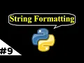 Hindi What is String formatting in python Machine Learning Tutorials