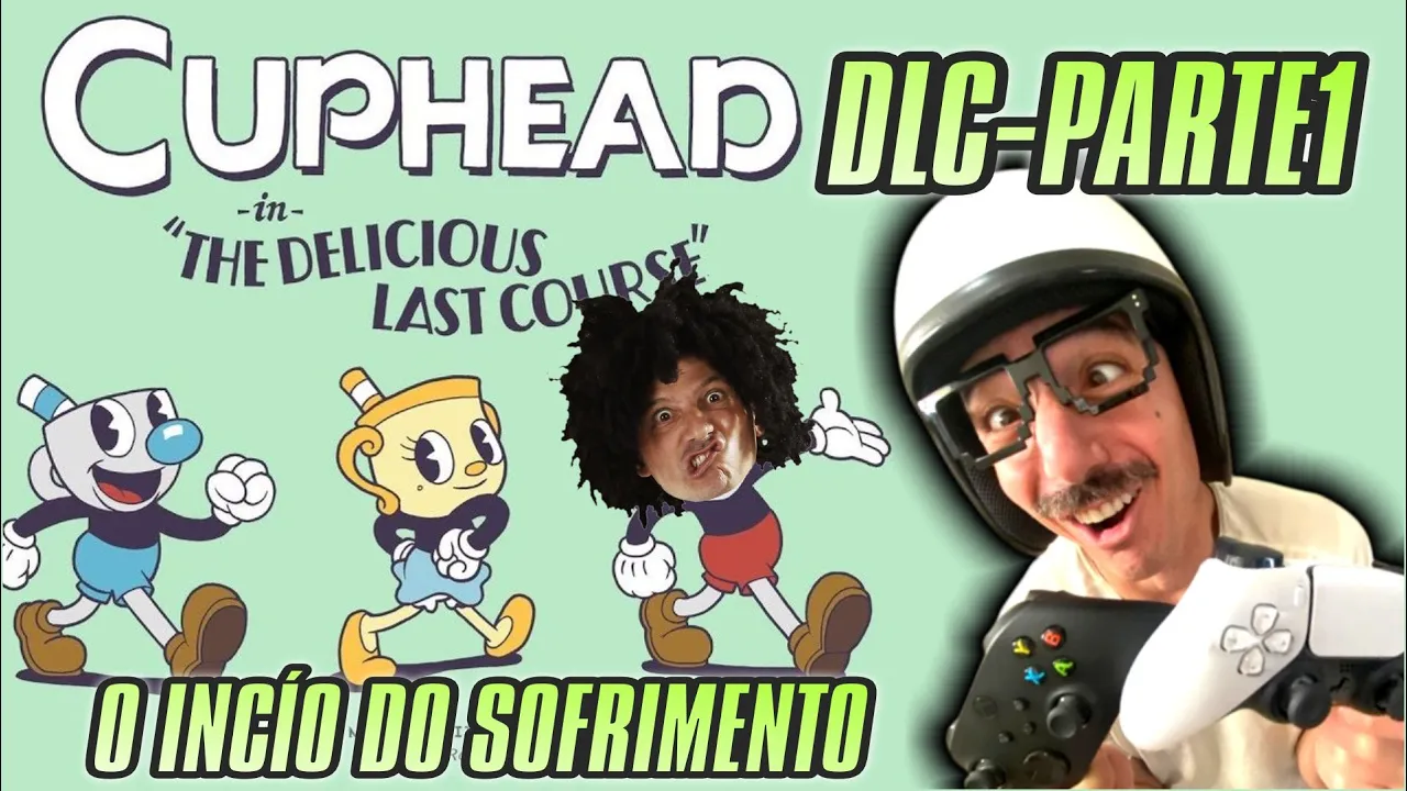 Cuphead: The Delicious Last Course DLC-PARTE 1 Início do SOFRIMENTO  #cuphead