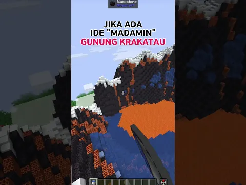 MOJANG NGAJARI MADAMIN GUNUNG KRAKATAU DI MINECRAFT