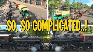 This Production Chain Nearly BROKE My Transport Network! (Transport Fever 3)