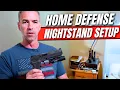 How a Former CIA Officer Sets Up a Nightstand for Home Defense