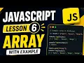 JavaScript Lesson 6 Array With Examples