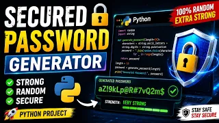 Generate Secure Passwords Using Python Beginner Project