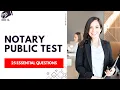 Notary Public Test - Practice Exam Prep Study Guide 25 Essential Questions