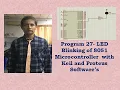 8051 Program 27 - LED Blinking of 8051 Microcontroller with Keil and Proteus Software s