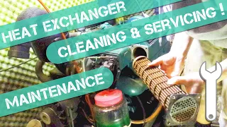 Heat Exchanger / Aftercooler on a Volvo Penta Diesel Engine TMD22 – Dismantle & Clean Video PT3