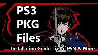 Installing PKG Files on a CFW PS3 reActPSN Guide