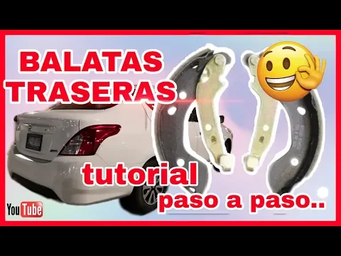 Download MP3 COMO CAMBIAR BALATAS TRACERAS | NISSAN VERSA # TUNE UP