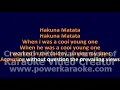 Jimmy Cliff -Lebo M   Hakuna Matata Lyrics (Lion King Soundtrack)