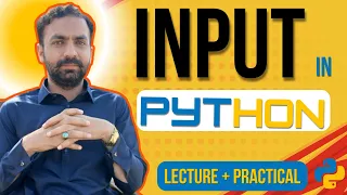 Lec-9 Input in Python How to get input in python Python full Course