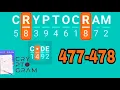 CRYPTOGRAM Word Logic Puzzles level 477 478