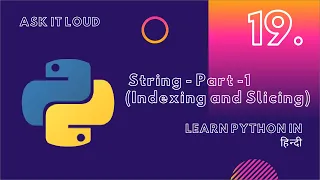 Basic Python Lecture 19 - String