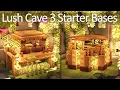 Lush Caves 3 Simple Starter Bases for Survival Minecraft