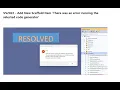 VS2022 - Add New Scaffold Item There was an error running the selected code generator