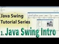 Java Swing Tutorial 1 Intro to Java Swing Components and JFrame Sample Program Tagalog