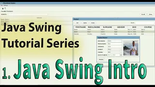 Java Swing Tutorial 1 Intro to Java Swing Components and JFrame Sample Program Tagalog