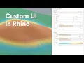 Rhino Terrain pre alpha - Custom UI