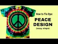 Download Lagu PEACE Tie Dye Tutorial (easy steps)