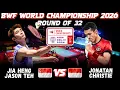 PERTANDINGAN FANTASTIS Jia Heng Jason TEH SGP vs Jonatan CHRISTIE INA Kejuaraan Dunia 2026