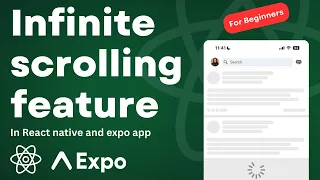 Infinite Scroll in React Native Expo with Pagination with FlatList React Native Expo Tutorial