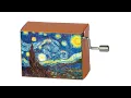 Classic Art Hand Crank Music Box - Starry Night By Van Gogh Tchaikovsky-Waltz Of The Flowers