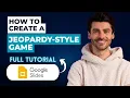 How to Create a Jeopardy-Style Game in Google Slides 2026 Full Guide