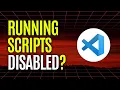 Fix Cannot be Loaded because Running Scripts is Disabled on this System