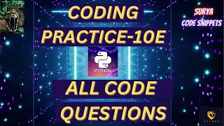 Coding practice-10E CCBP NxtWave CCBP 4 0 Python Coding Python