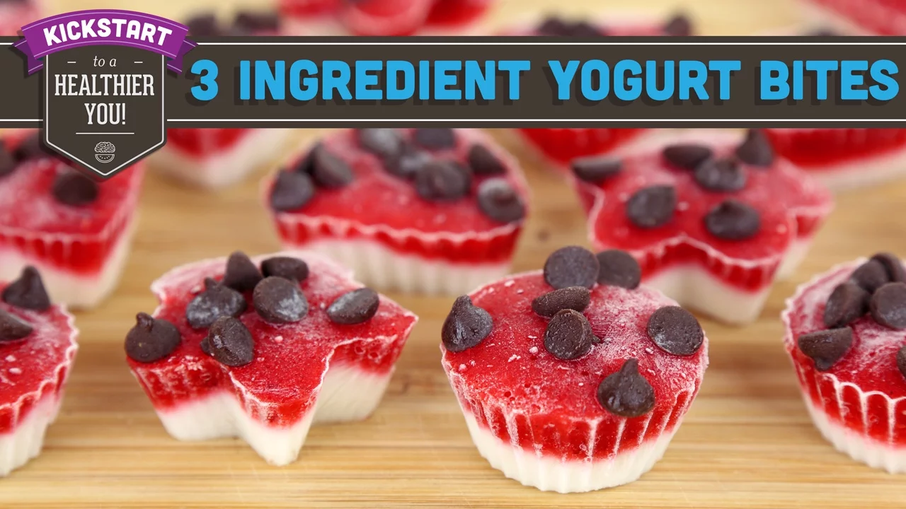 3 Ingredient Frozen Yogurt Bites - Mind Over Munch Kickstart 2016