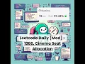 1386 Cinema Seat Allocation Med Leetcode Daily 8-19-26