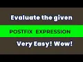 Postfix Expression Evaluation UGC NET Computer science