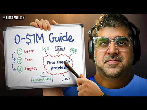 My $0 to $1 Million Guide - How I Would Start Over in 2024 (#513) thumbnail