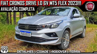 FIAT CRONOS DRIVE 1.0 6V FLEX MT5 2023 | AVALIAÇÃO COMPLETA