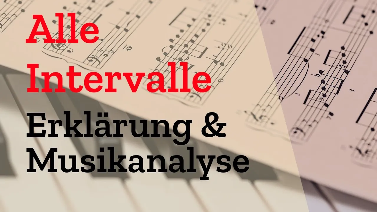 Alle Intervalle einfach erklärt [Prime | Sekunde | Terz | Erklärung | Definition | Quarte | Oktave]