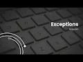Hyperlambda FAQ - Exceptions