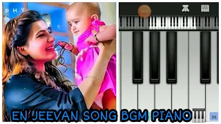 en jeevan piano cover theri g v prakash vijay