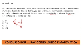 Curso IBGP: Raciocínio Lógico e Matemática para Concursos