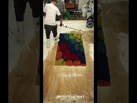 Like Watching A Butterfly Emerge From A Chrysalis! AMAZING! #asmr #rugcleaning